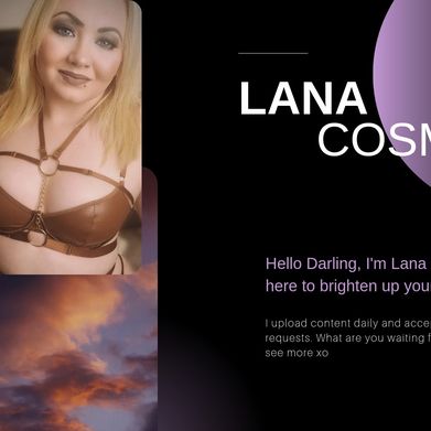 Lana Cosmic (lanacosmic_xo) Header Photo Added 2024-09-14